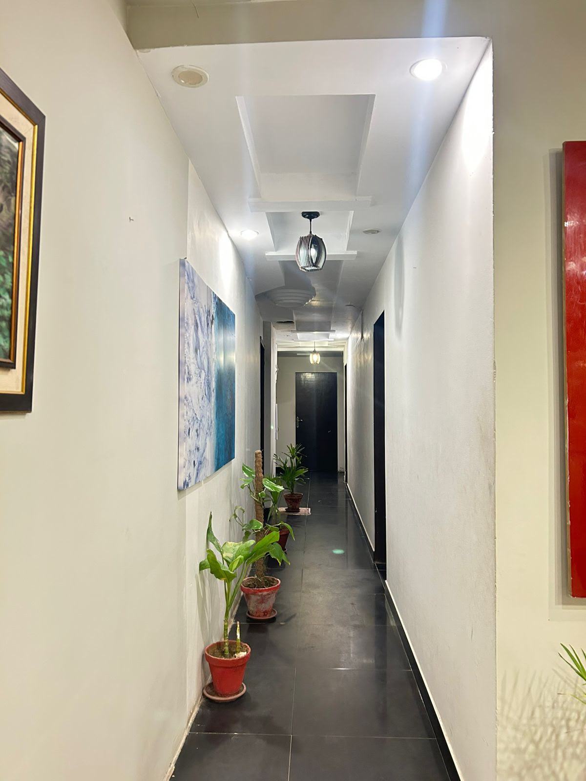 Hotel corridor